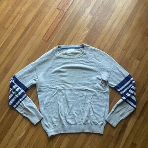 Urban Outfitters Your Neighbors Blue Elbow Piping Knit Pullover Sweater M